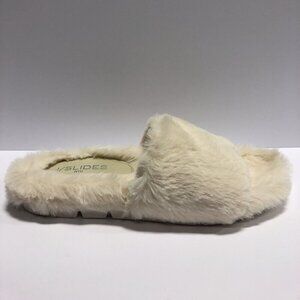 J/Slides Women’s Lovlie, Natural Slide Slippers Size 9 M